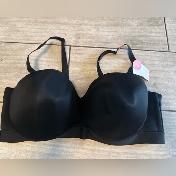 Cacique Other - NWT Lane Bryant Cacique Comfort Bliss Lightly Lined Multi-way Strapless Bra 44DD